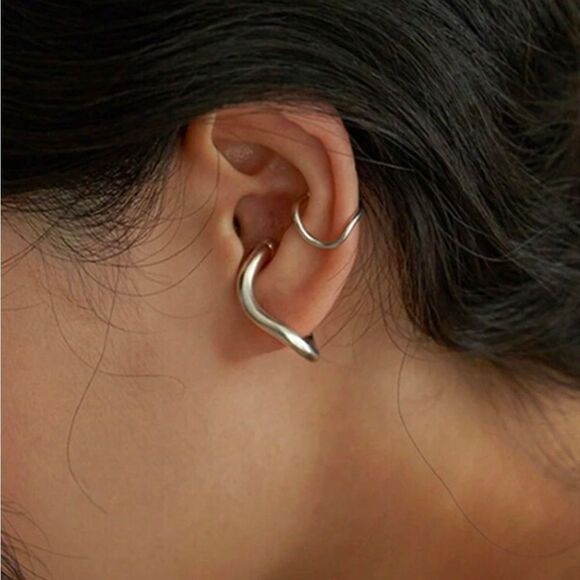 Geo cuff earrings N1240 - Picture 1 of 4